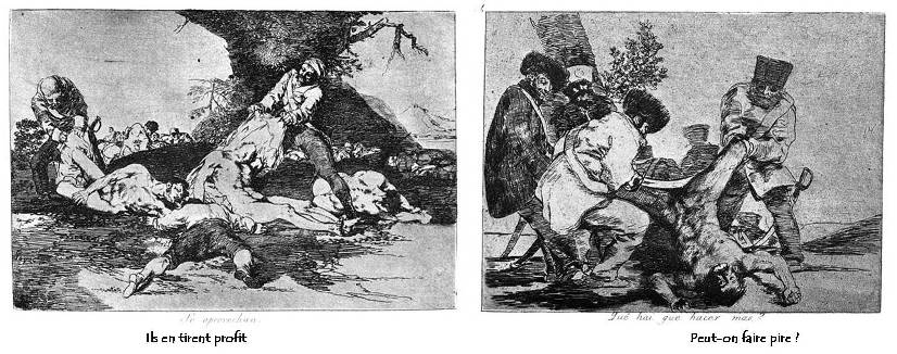 Goya Désastres de la guerre